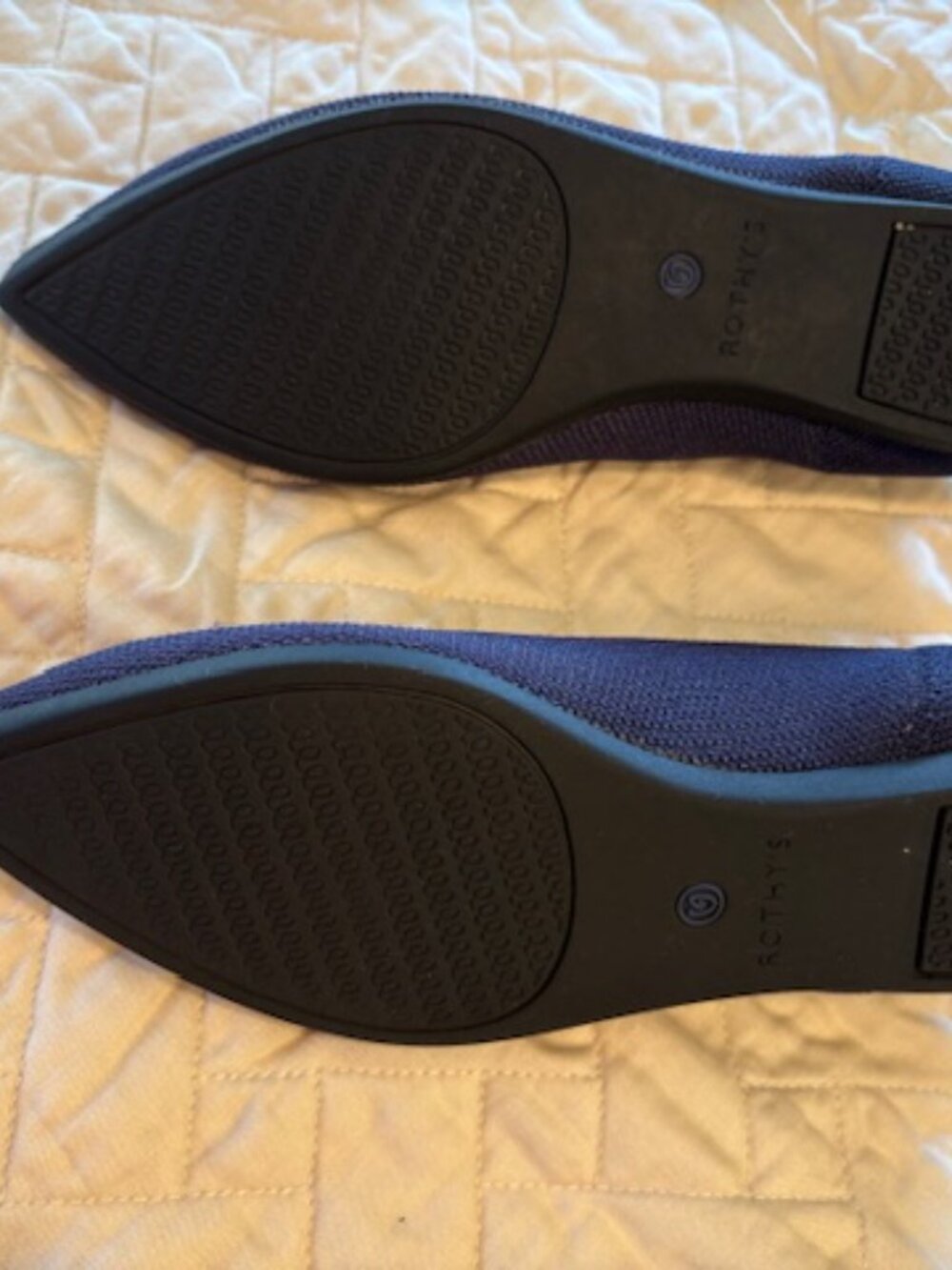 Rothy's Point navy blue sz 7 - Picture 3 of 3